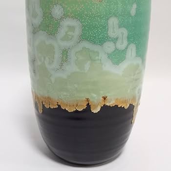花器 彩墨結晶釉 孫超作　台湾　中国美術　国家文芸賞　陶磁器　花瓶　飾り壺 Amazon.co.jp: 花器 彩墨結晶釉 孫超作 台湾 中国美術 国家文芸